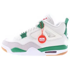 NIKE SB (ナイキエスビー) AIR JORDAN 4 RETRO SP Pine Green DR5415-103 エアジョーダン 4 レトロ SP パイングリーン ハイカットスニーカー ホワイト/グリーン US9/27cm