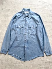 90's Dickies chambray work shirt made in U.S.A.