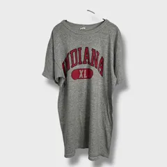 ☆Champion☆チャンピオン☆カレッジロゴTシャツ☆80s☆USA製☆トリコタグ☆染み込み☆カプセルロゴ☆霜降りグレー☆XL☆H25M