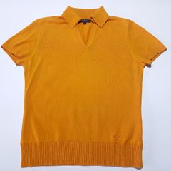バーバリー ポロシャツ カットソー オレンジ 2サイズ Burberry
