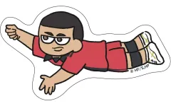 【中古】シール・ステッカー 海信行 ジロリ ダイカットステッカー 試合ver. 「ハイキュー!!」