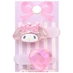マイメロディ ミニヘアクリップ 2個セット 女の子 女子 サンリオ sanrio キャラクター