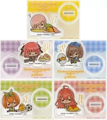 【中古】アクリルスタンド・アクリルパネル 全5種セット 「映画 五等分の花嫁×ぐでたま トレーディングアクリルスタンド(ミニキャラVer.)」 映画 五等分の花嫁×サンリオキャラクターズ Limited shop 2023グッズ