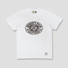 新作●SEVENTY FOUR T-SHIRT (CARNIVAL LOGO）セブンティーフォー 半袖 Tシャツ ホワイト【L】 白 カットソー