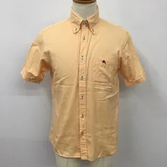 BURBERRY BLACK LABEL バーバリーブラックレーベル シャツ、ブラウス 半袖 BMW50-010-82 ボタンダウン