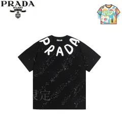 【今日特価】Prada プラダ 25ss 七彩繁星字母半袖 T シャツ