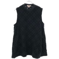 MASU 엠에이스유 22SS CLOVER PILE VEST 클로버 파일 베스트 MSSS-CS0222 블랙 46