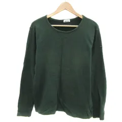 ズッカ zucca × アルモーリュックス ARMOR LUX ニット カットソー 長袖 ラウンドネック 無地 M 緑 グリーン /YS30のサムネイル