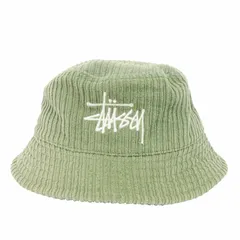 ステューシー STUSSY Corduroy Big Basic Bucket Hat バケットハット コーデュロイ コットン 1321051 カーキ L XL 帽子のサムネイル
