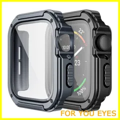 【数量限定】【2枚入り】Adepoy コンパチブル Apple Watch Series 6/5/4/SE 44mm 用 ケース 頑丈 アップルウォッチケース 全面保護カバー 耐衝撃 スポーツケース 落下 衝撃 吸収 傷防止 Apple watch ケース 4