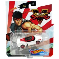 【新品未開封品】Hot Wheels Street Fighter V Character Cars Ryu Die-Cast Car #1/5