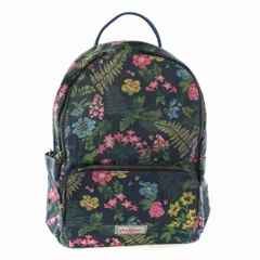 キャスキッドソン Cath Kidston リュックサック デイパック 花柄 ボタニカル柄 紺 ネイビー マルチカラー /TKのサムネイル