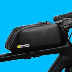 Rhinowalk 自転車バッグ バイクトップチューブバッグ 1.3L 自転車フレームバッグ 防水 安定 自転車フレームバッグ 自転車バッグ プロフェッショナルサイクリングアクセサリー