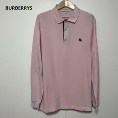 BURBERRYS バーバリーズ ピンク 長袖ポロシャツ XL コットン100%