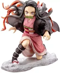 【中古】フィギュア [特典付き] ARTFX J 竈門禰豆子 「鬼滅の刃」 1/8 PVC製塗装済み完成品 コトブキヤショップ限定