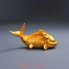 銅細工 金竜魚 茶寵 文鎮 鎮紙 装飾品 工芸品 美術品 置物 2025年最新】文鎮 魚の人気アイテム - メルカリ