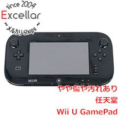 [bn:18] 任天堂　Wii U ゲームパッド　クロ　本体のみ　液晶画面いたみ