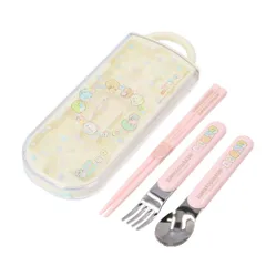 ☆ すみっコぐらしもぐらのおうち ☆ 抗菌食洗対応 トリオセット TACC2AG Skater トリオセット キャラクター スケーター TACC2AG お箸セット 子供 スプーン フォーク セット 幼稚園 おはし 弁当用カトラリー 携帯用カトラリー