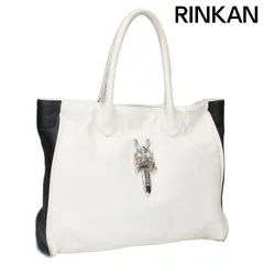 CHROME HEARTS クロムハーツ トートバッグ スリーセメタリーホワイト CHROME HEARTS TOTE BAG CEMETERY CROSS クロムハーツ トート