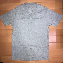 無印良品 グレー 半袖 VネックTシャツ XSサイズ