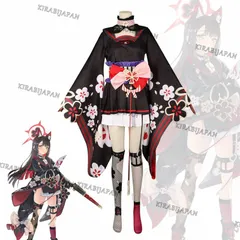 ブルーアーカイブ 狐坂ワカモ コスプレ セット済みウィッグ付き フルセット ブルーアーカイブ 狐坂ワカモ コスプレ ウィッグ付き フルセット
