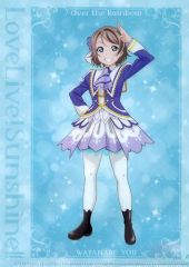 [중고] 클리어 파일 와타나베 요 미니 클리어 파일 [러브라이브! 선샤인!! The School Idol Movie Over the Rainbow] 오리지널 3주 콤보 세트 특전