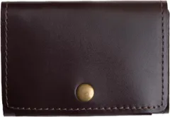 ミニ財布 財布 メンズ コンパクト 【雑誌掲載】 小さい財布 コンパクト財布 本革 1 (ダークブラウン)