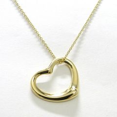Tiffany＆Co. ネックレス オープンハート 750YG K18YG イエローゴールド 約5.2g