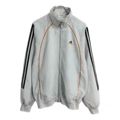 00年代 adidas アディダス トラックジャケット スポーツ ホワイト(メンズ L相当)中古 古着 U6078