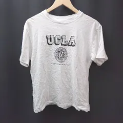 ◇ ehka sopo ラウンドネック 透け感あり プリント 定番シルエット 半袖 Tシャツ サイズFREE ホワイト レディース E  【1307260010060】