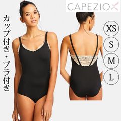 XS S M L 135cm 140cm 150cm 160cm 170cm 175cm【ローズブラッシュ×ブラック】Capezio ブラ付キャミレオタード Vネック レース カペジオ ジュニア～大人用 新品未使用【匿名配送＋100円】|11169w-BBH|