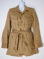 FUMIKA UCHIDA フミカウチダ リネン ミリタリージャケット サファリ FUMIKA UCHIDA/フミカウチダ SAFARI JK リネンサファリ