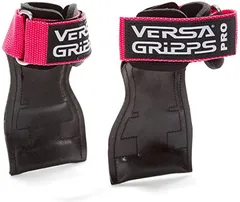 Versa Gripps PRO パワーグリップ 筋力トレーニング・リストラップ(Pink/ピンク,  SM:15.6-18.0cm)