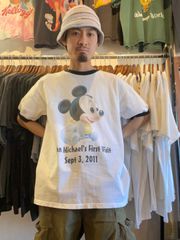 ”baby mickey” ringer tee【ST021】ﾍﾞﾋﾞｰﾐｯｷｰﾘﾝｶﾞｰTｼｬﾂ