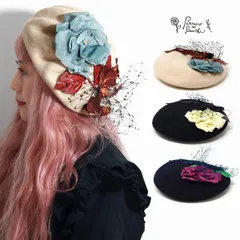 vintageantique帽子即興curiosbarairono boushi