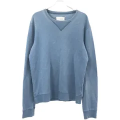 Maison Martin Margiela 14 メゾン マルタン マルジェラ 14 エルボーパッチクルーネックスウェットトレーナー  ブルー 50のサムネイル