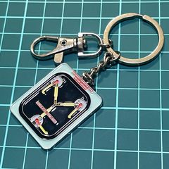 KE006 キーホルダー バックトゥザフューチャー 次元転移装置 キーチェーン