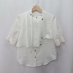 ◇ ⊂ UNITED TOKYO 半袖 ブラウス サイズF ホワイト レディース E  【1506190012070】