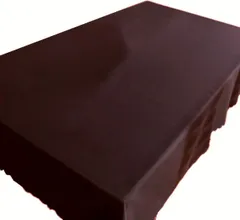 【人気商品】食卓 テーブル カバー 無地 長方形 テーブルクロス 撥水 シンプル (ダークブラウン) しあわせ倉庫