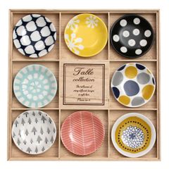 【人気商品】149125 8枚セット 直径8.9cm 北欧 小皿 小倉陶器