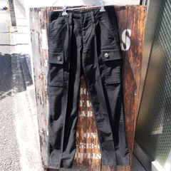 【Hollywood Ranch Market】ハリウッドランチマーケット 聖林公司 ブラック モールスキン ストレッチ カーゴパンツ 1