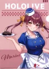 【中古】クリアファイル 宝鐘マリン オリジナルA4クリアファイル 「バーチャルYouTuber ホロライブ×ローソン」 対象お菓子購入特典