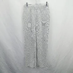 ◇ Θ BEAUTY & YOUTH ビューティアンドユース ウエストゴム 総柄 イージーパンツ サイズM ホワイト系 レディース E  【1506300018459】