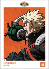 【中古】ポスター A3マット加工ポスター爆豪勝己 「僕のヒーローアカデミア THE MOVIE ユアネクスト」