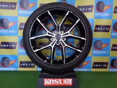 60系プリウス　19インチ　中古セット　195/50R19　ヨコハマ　ブルーアースGT　AE51　7J-19　スマック+EK　4本　神奈川県