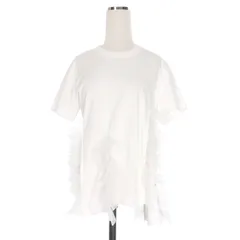 ノワールケイニノミヤ  kei ninomiya チュールドッキング クルーネックTシャツ カットソー 半袖 S ホワイト 白 3K-T010のサムネイル
