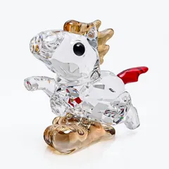 スワロフスキー SWAROVSKI クリスタルフィギュア フィギュリン Asian Symbols アジアシンボル アドーラブル ホース 十二干支 午 午年 馬 5701280 インテリア オブジェ 置物