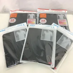 【新品】ユニクロ メンズ エアリズムVネックT×3枚/ヒートテックコットンVネックT×2枚 SGAW10-8011