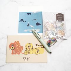 かもめ文具店 ありがとうセット 001 _ くらし _ アデリアレトロ / ユニボールワンP etc.（新品 アウトレット詰め合わせ）
