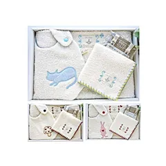 オルネット wonder land 今治タオル ベビーギフトセット OGBGWL05 フェイス スタイ クリップ ハンカチ オーガニック Ornet Wonder Land Imabari Towel Baby Gift Set, face towel